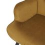 Voir la diapositive 6 : Paris Prix Fauteuil en Velours Côtelé  Giulia  96cm Jaune