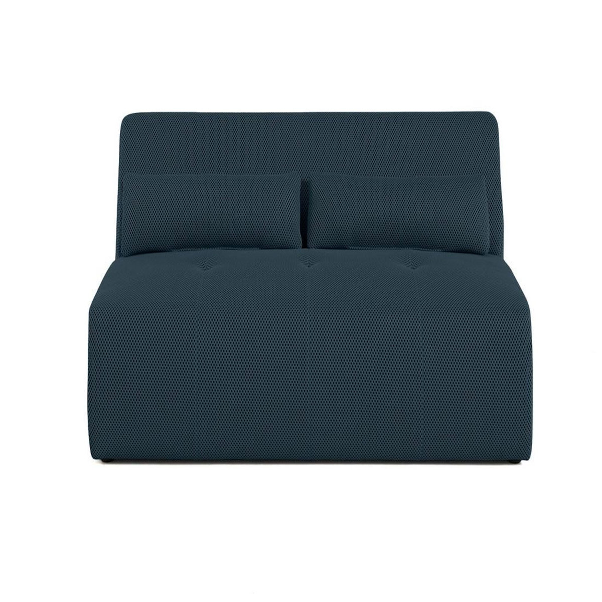 LISA DESIGN Onyx - canapé droit 2 places - en tissu mailles 3d