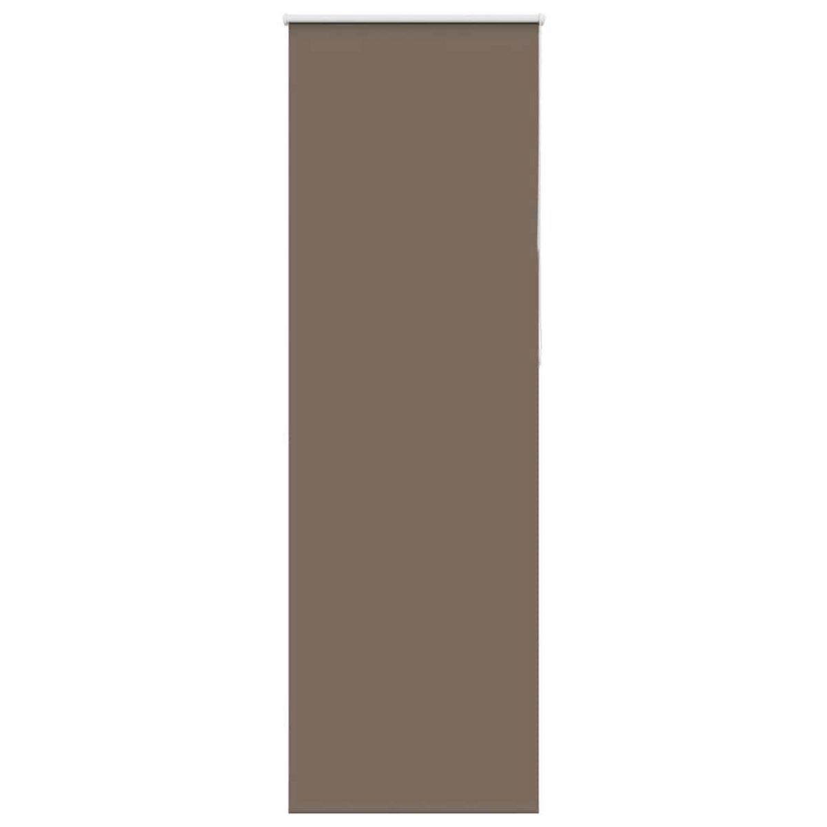 VIDAXL Store enrouleur occultant cafe 70x210cm largeur du tissu 65,7cm