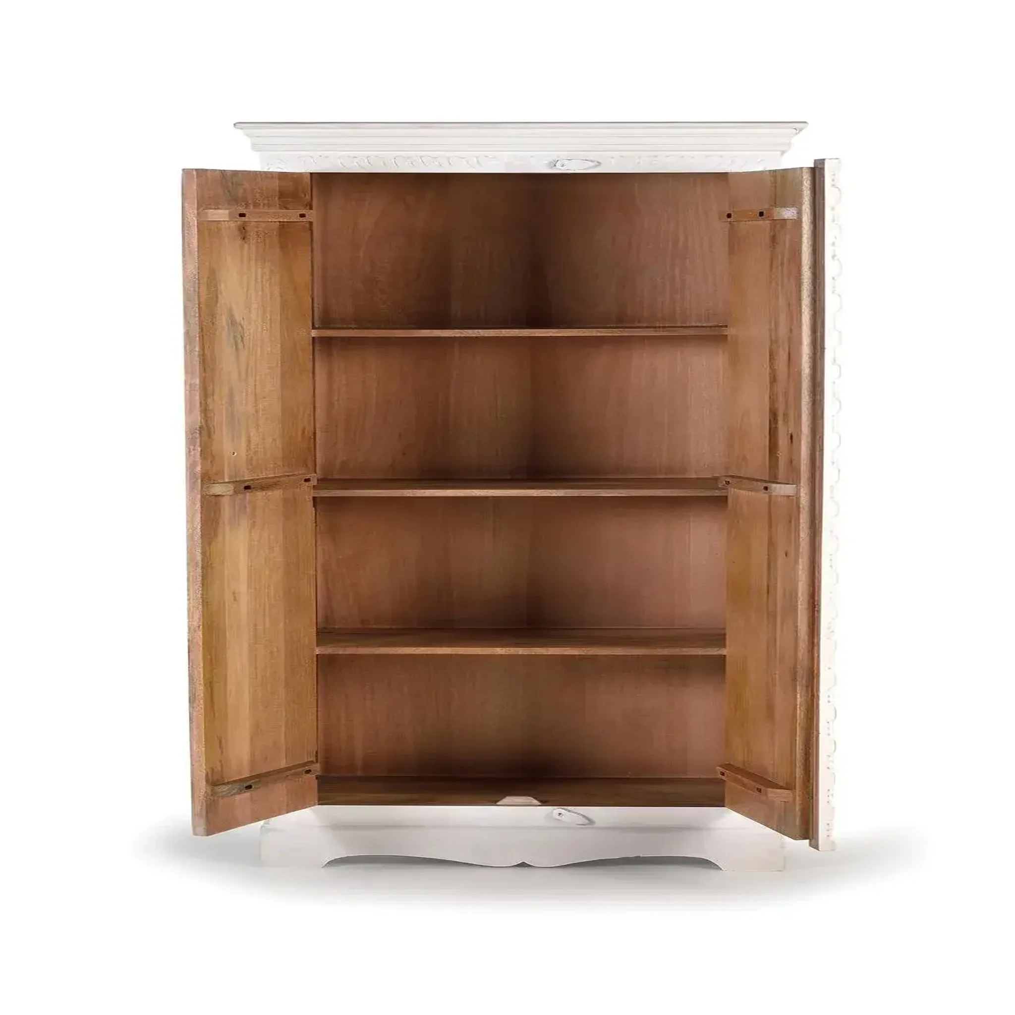 Voir la diapositive 2 : GINER Y COLOMER SL Armoire en bois de manguier 90cm style méditerranéen moderne
