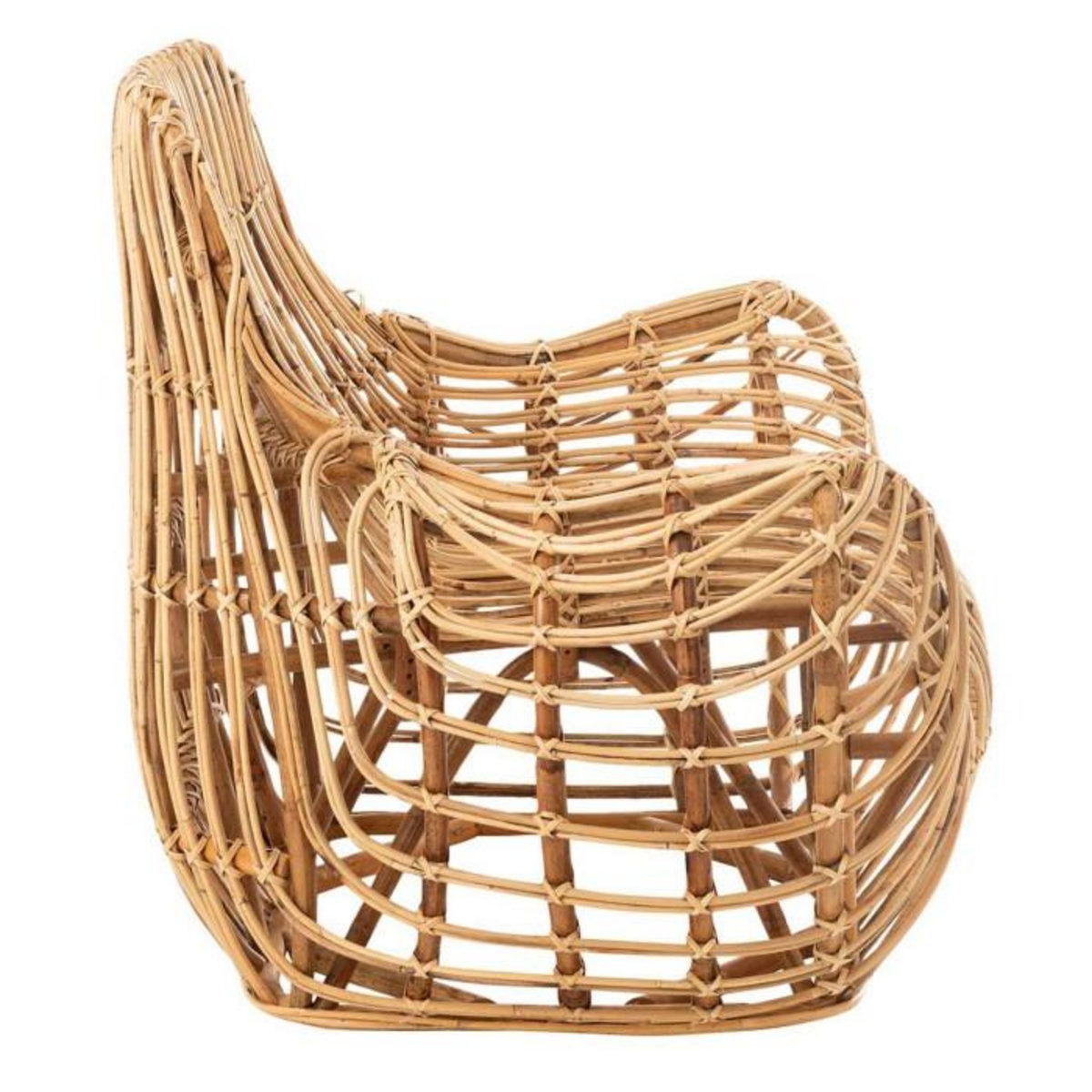 Paris Prix Fauteuil en Rotin Design  Ana  100cm Naturel