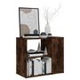 Voir la diapositive 5 : VIDAXL Armoire laterale Chene fume 60x30x50 cm Bois d'ingenierie
