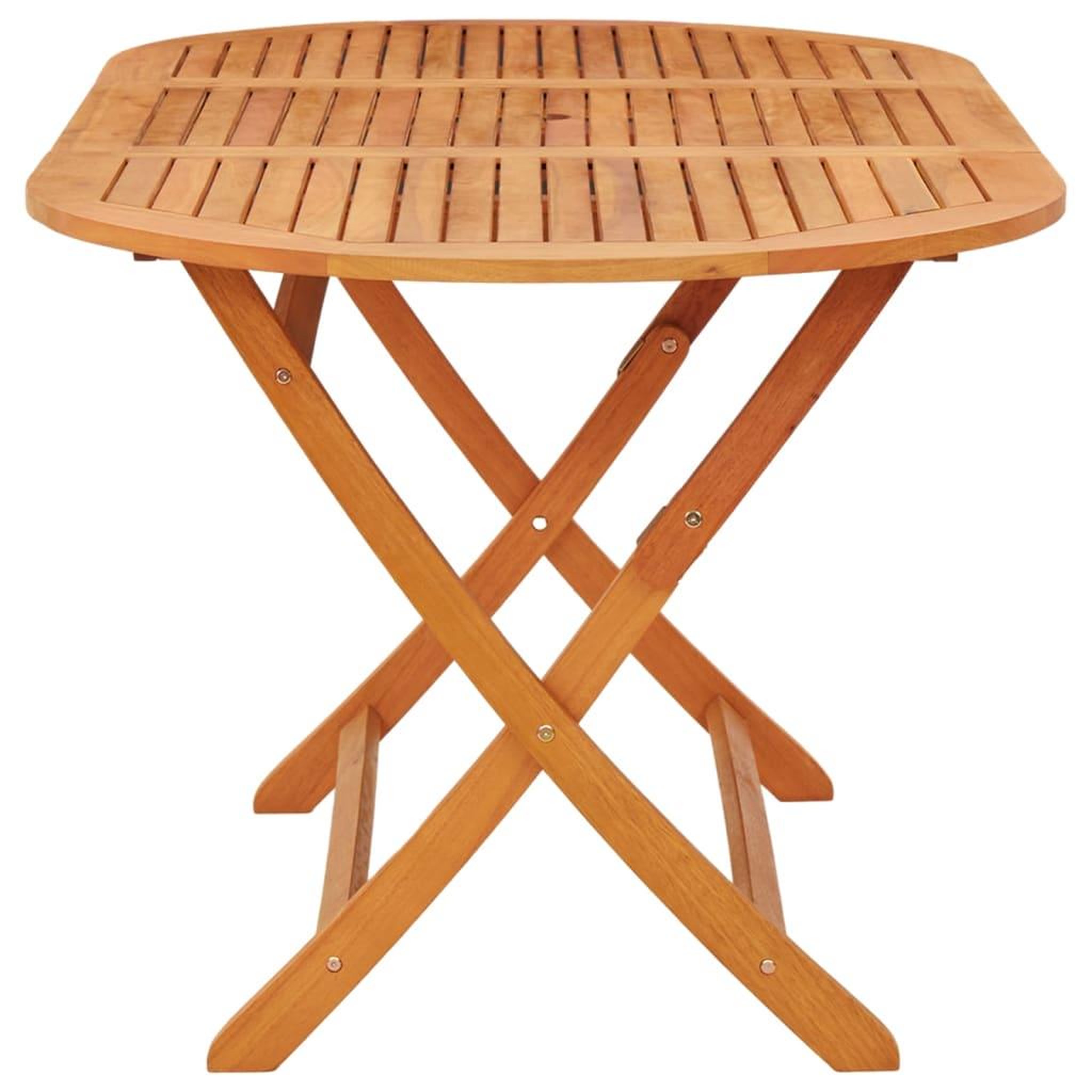 Voir la diapositive 3 : VIDAXL Table pliable de jardin 160x85x75 cm Bois d'eucalyptus massif