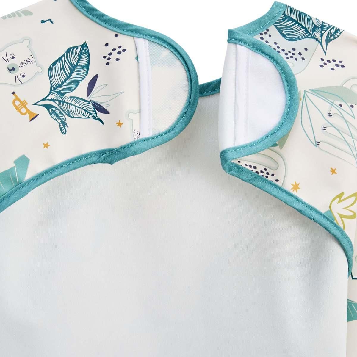 Petit Béguin Lot de 2 bavoirs tablier manches longues Oscar