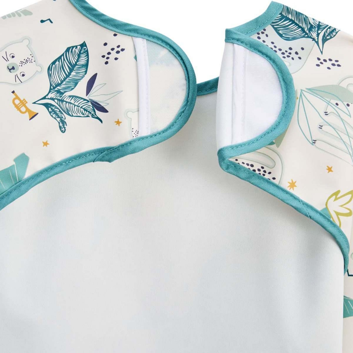 Petit Béguin Lot de 2 bavoirs tablier manches longues Oscar