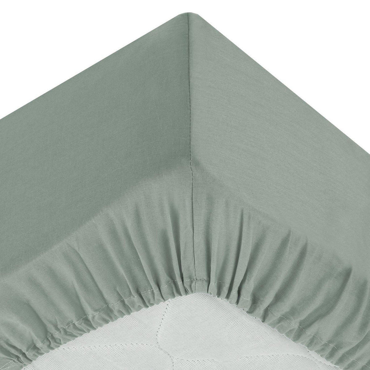 ATMOSPHERA Drap Housse bonnet 30 cm 100% Coton Esther
