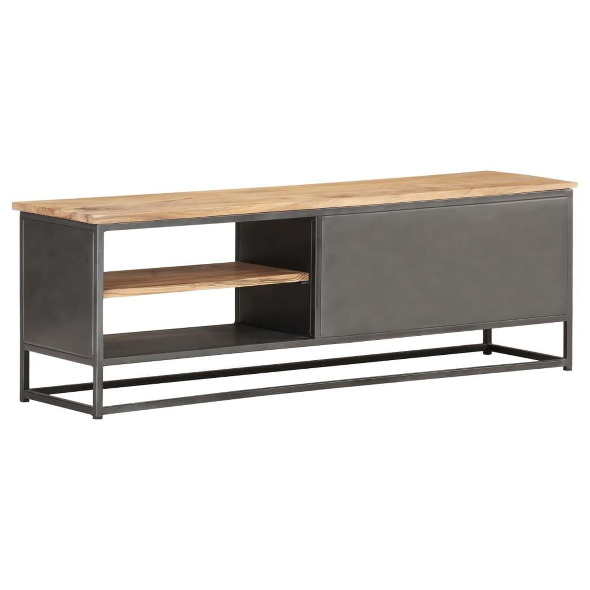 Voir la diapositive 4 : VIDAXL Meuble tv 120x30x40 cm bois d'acacia massif