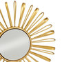 Voir la diapositive 3 : ATMOSPHERA Lot de 3 Miroirs Muraux Soleils  Warren  24cm Doré