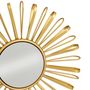 Voir la diapositive 3 : ATMOSPHERA Lot de 3 Miroirs Muraux Soleils  Warren  24cm Doré