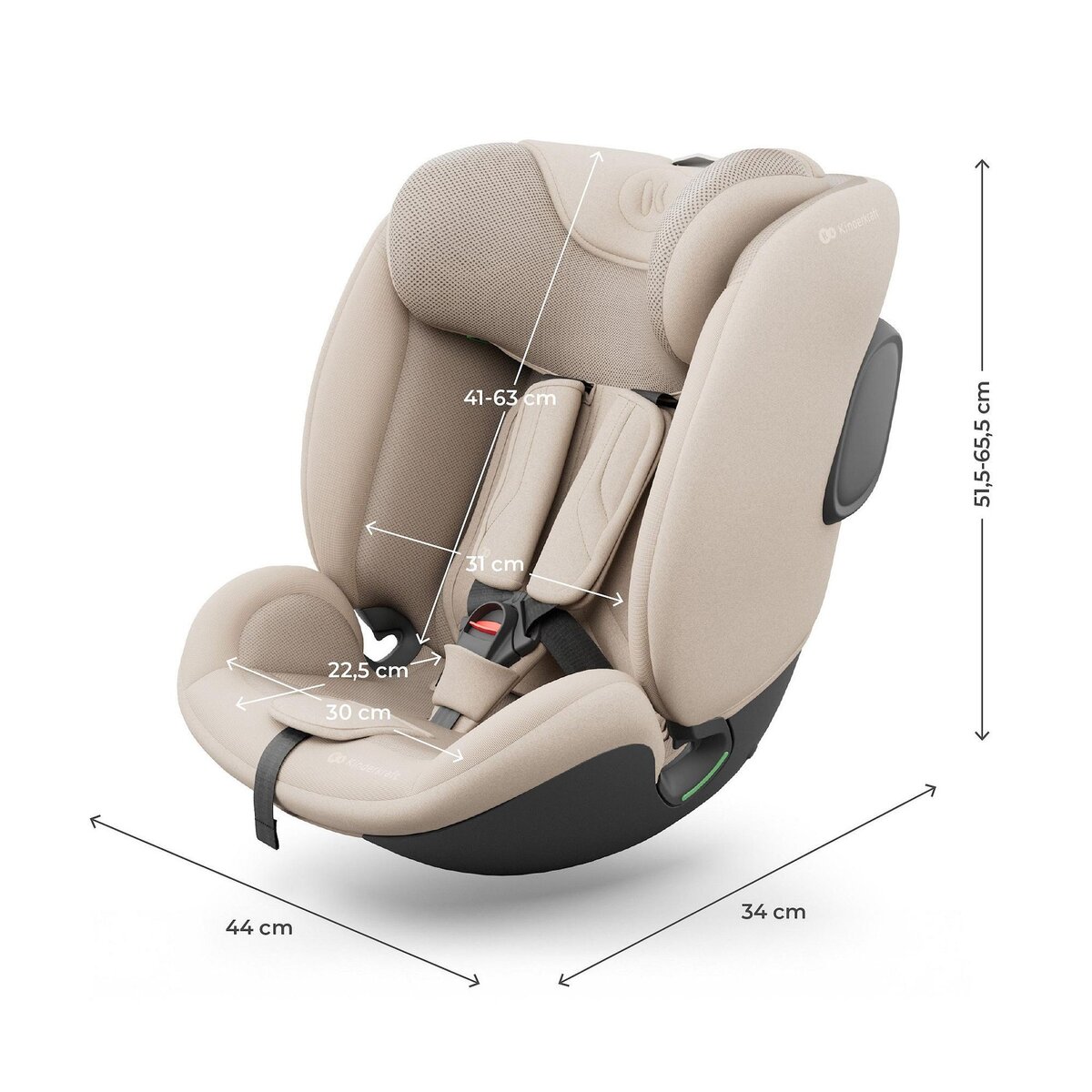 KINDERKRAFT Siège auto isofix enfant réglable