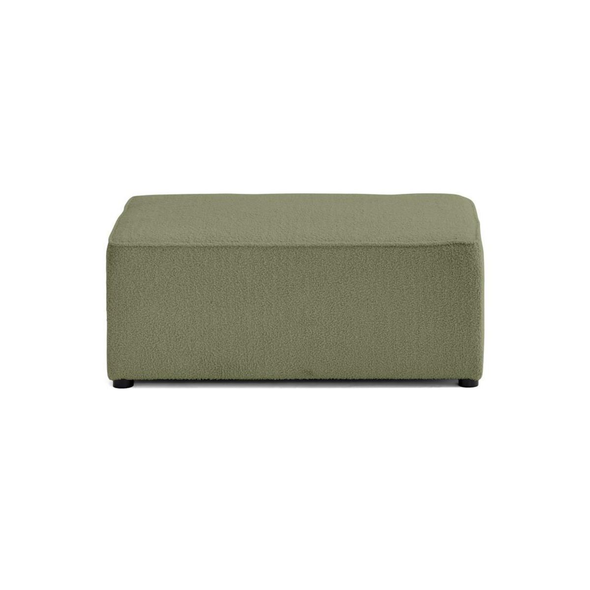 BEST MOBILIER Topaze - pouf - en tissu bouclette
