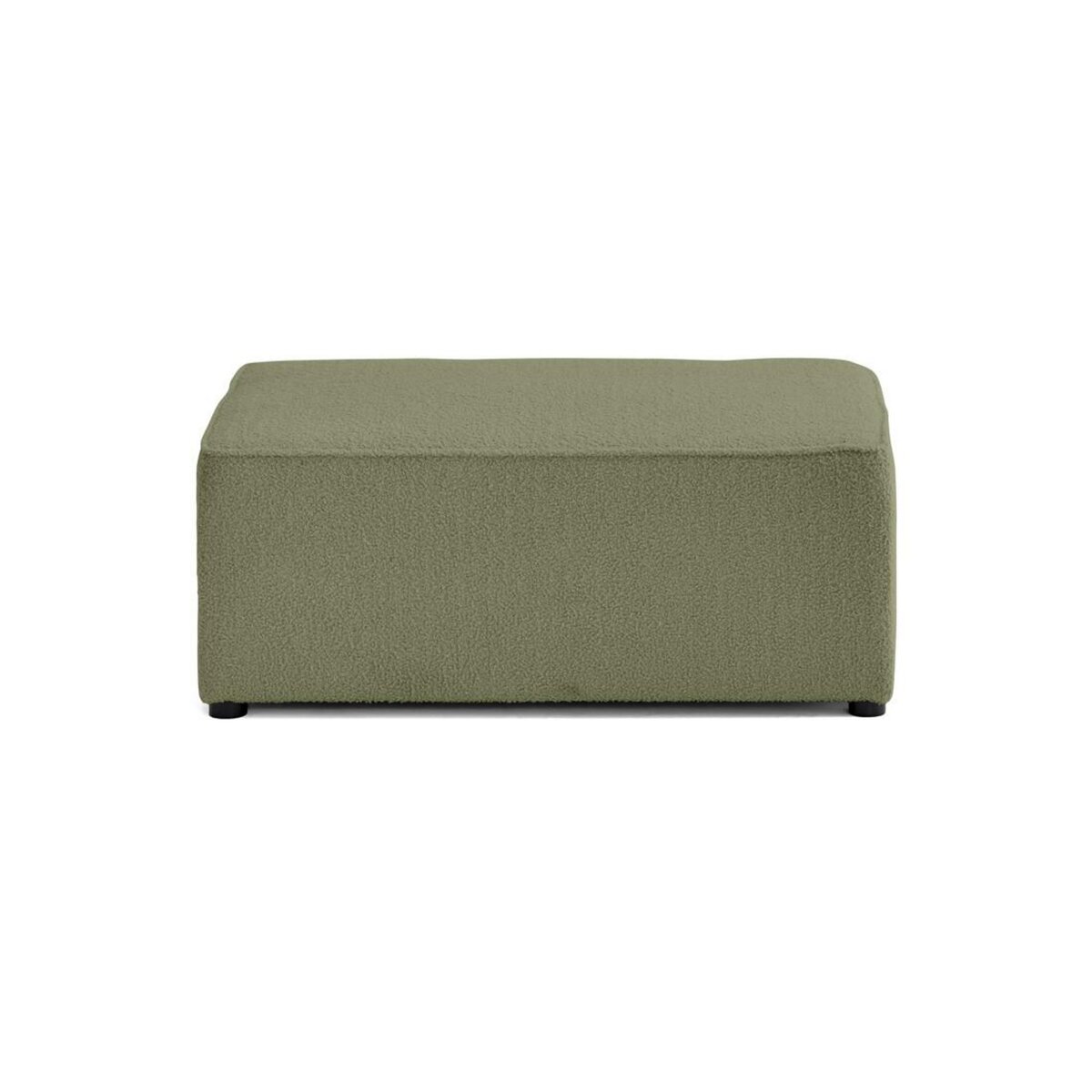 BEST MOBILIER Topaze - pouf - en tissu bouclette