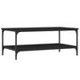 Voir la diapositive 2 : VIDAXL Table basse noir 100x55x40 cm bois d'ingenierie