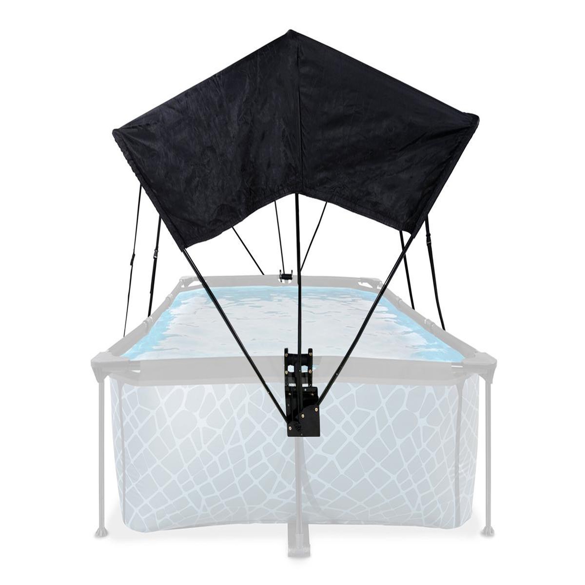 Voir la diapositive 5 : EXIT TOYS Voile d'ombrage pour piscine tubulaire rectangulaire 2,20 x 1,50 m - Exit Toys