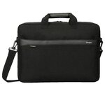 Targus Sacoche pour ordinateur portable Targus GeoLite EcoSmart Slim Brief 17.3  Noir