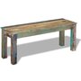 Voir la diapositive 2 : VIDAXL Banc 110x35x45 cm Bois de recuperation massif