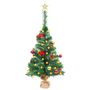 Voir la diapositive 3 : VIDAXL Arbre de Noël artificiel pre-eclaire avec boules vert 64 cm