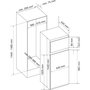 Voir la diapositive 3 : Airlux Réfrigérateur 2 portes encastrable ARI200DA 145cm