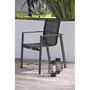 Voir la diapositive 6 : Paris Prix Lot de 2 Fauteuils de Jardin Empilables  Miami  84cm Gris Anthracite