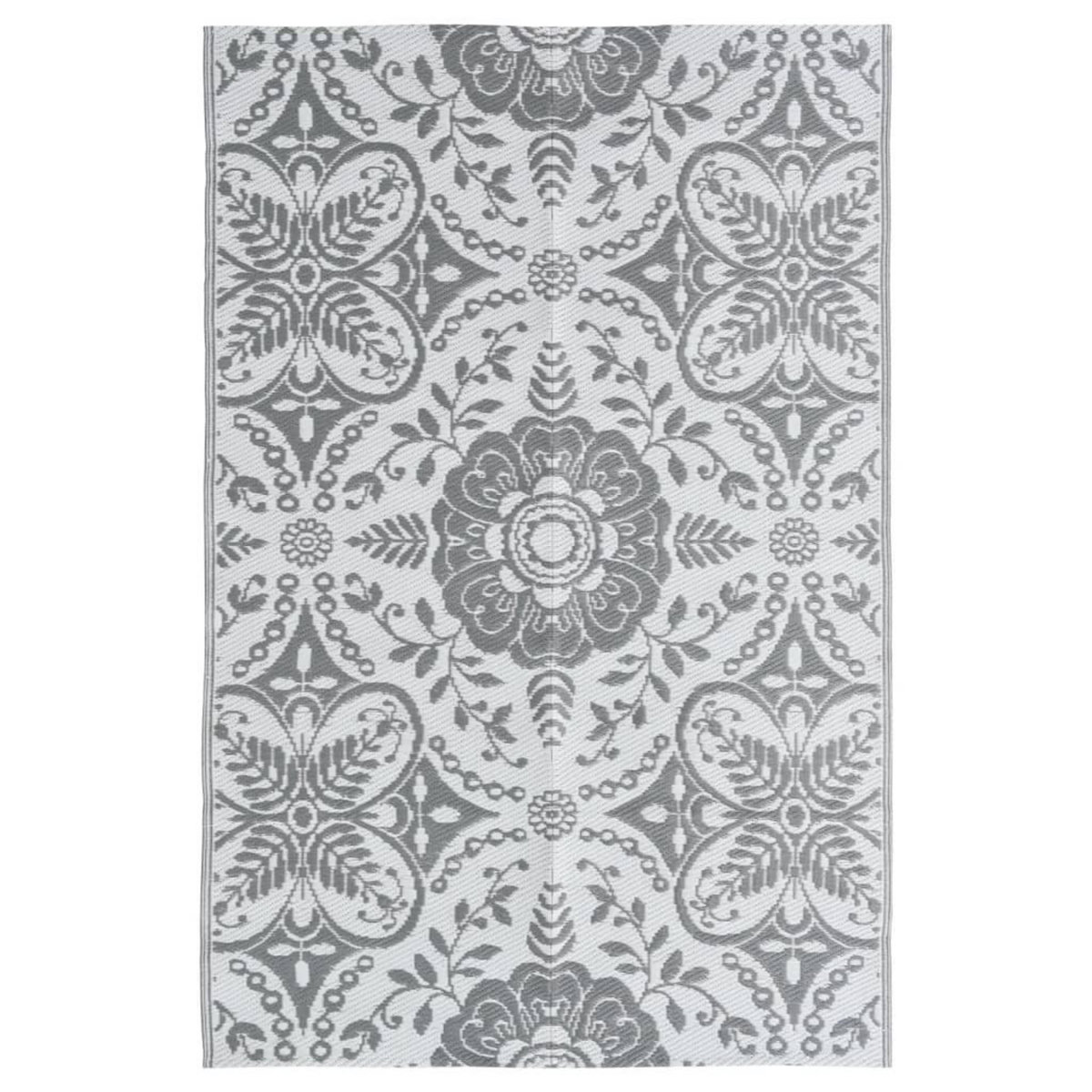 VIDAXL Tapis d'exterieur ARAKIL Gris clair 190x290 cm PP