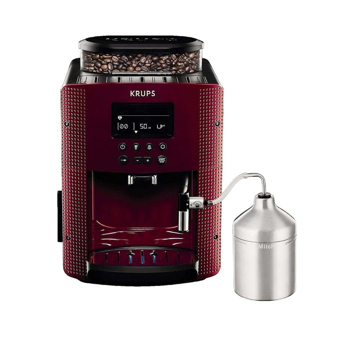 KRUPS Cafetière superautomatique Krups EA816570 1450 W 1,7 L Rouge