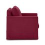Voir la diapositive 5 : LISA DESIGN Serena - fauteuil déhoussable en velours texturé