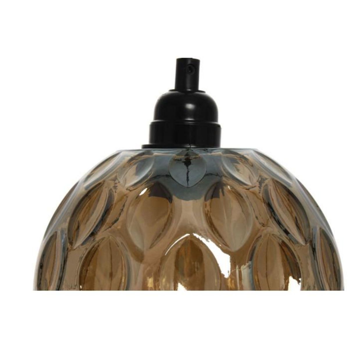 Paris Prix Lampe Suspension en Verre  Mono  23cm Marron