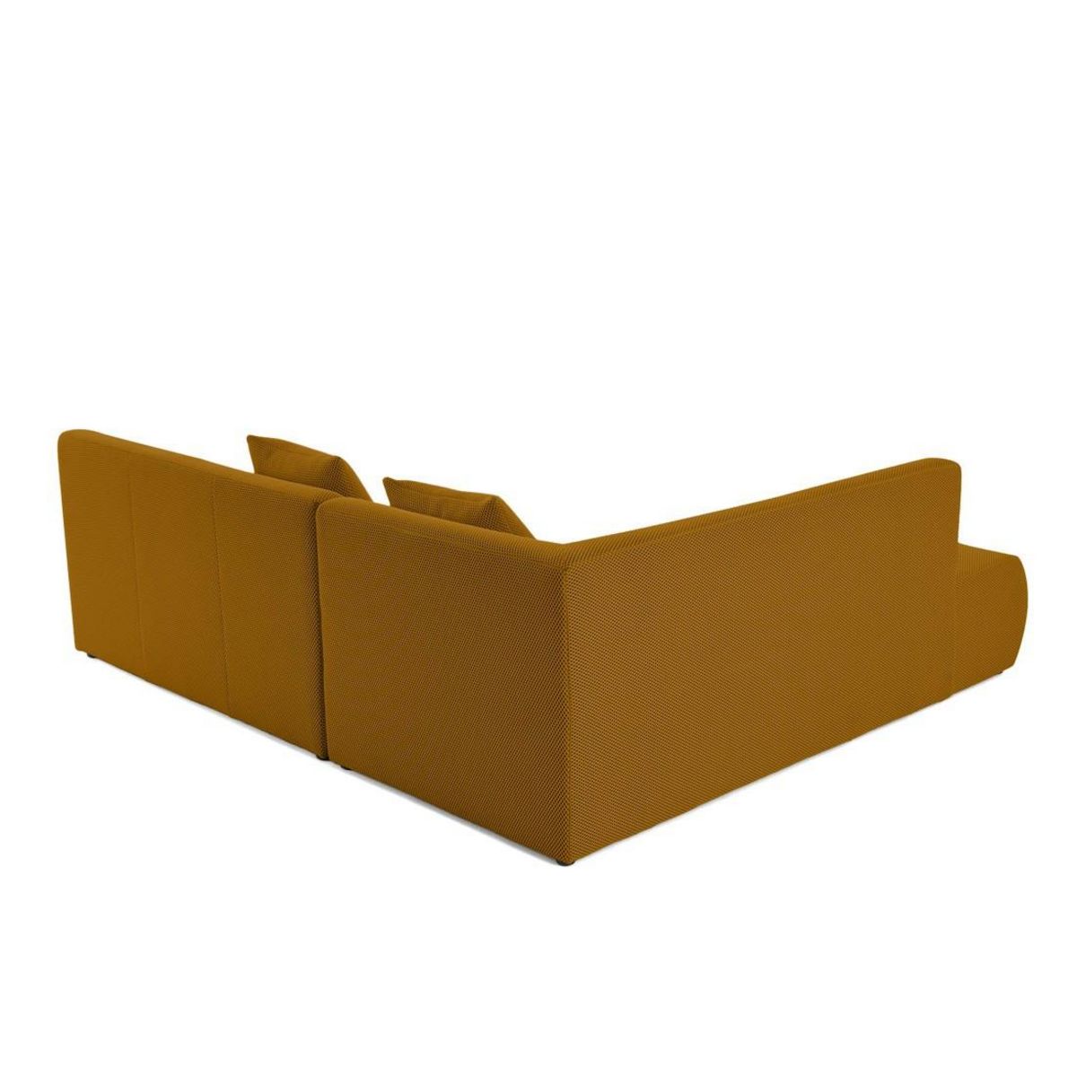 LISA DESIGN Onyx - canapé modulable d'angle gauche - 5 places - en tissu mailles 3d