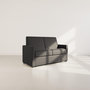 Voir la diapositive 1 : BEST MOBILIER Julia - canapé 3 places convertible express couchage quotidien 140 cm matelas 14 cm en tissu