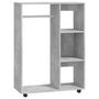 Voir la diapositive 2 : VIDAXL Garde-robe Gris beton 80x40x110 cm Bois d'ingenierie