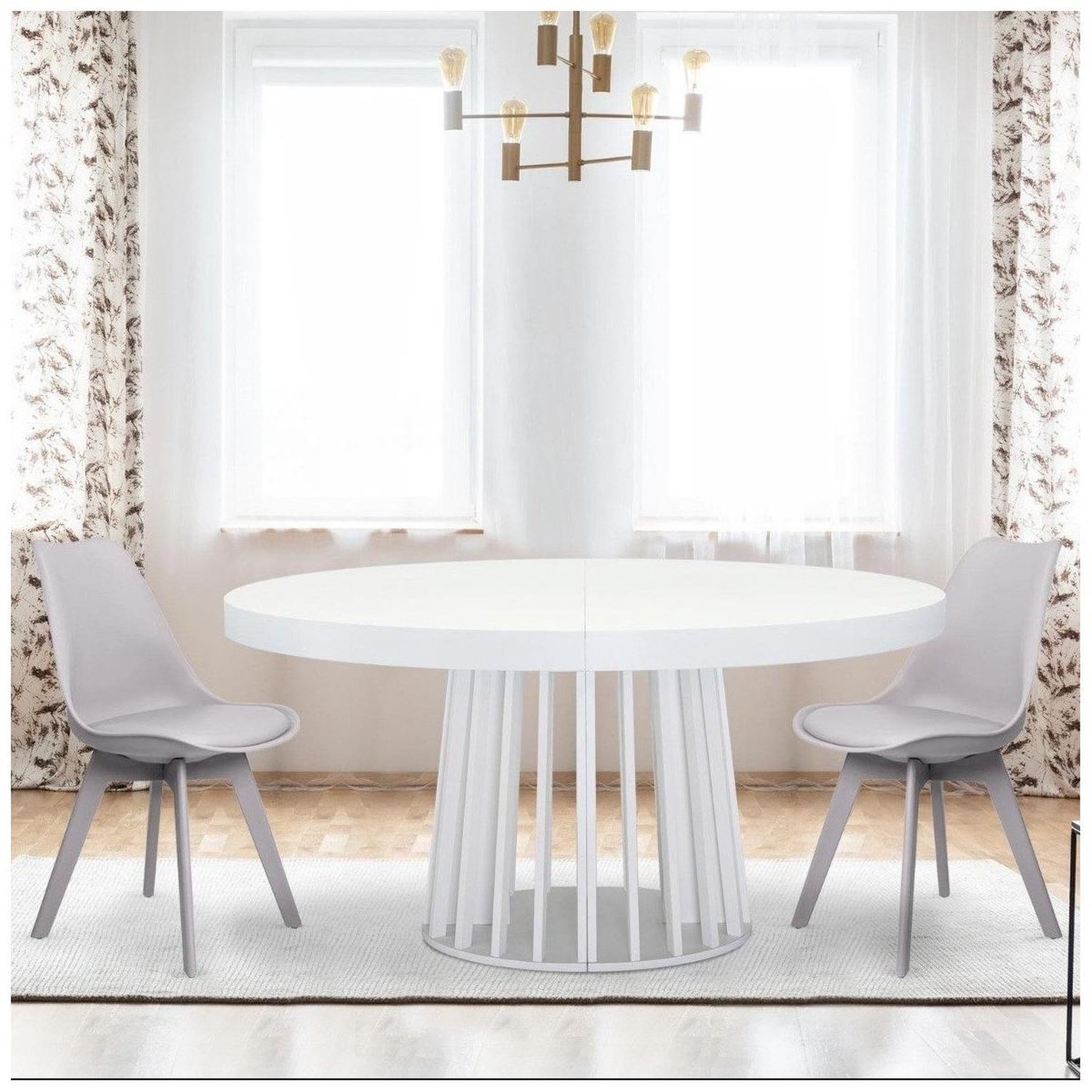 Voir la diapositive 6 : Paris Prix Lot de 2 Chaises Design  Maélia  82cm Gris
