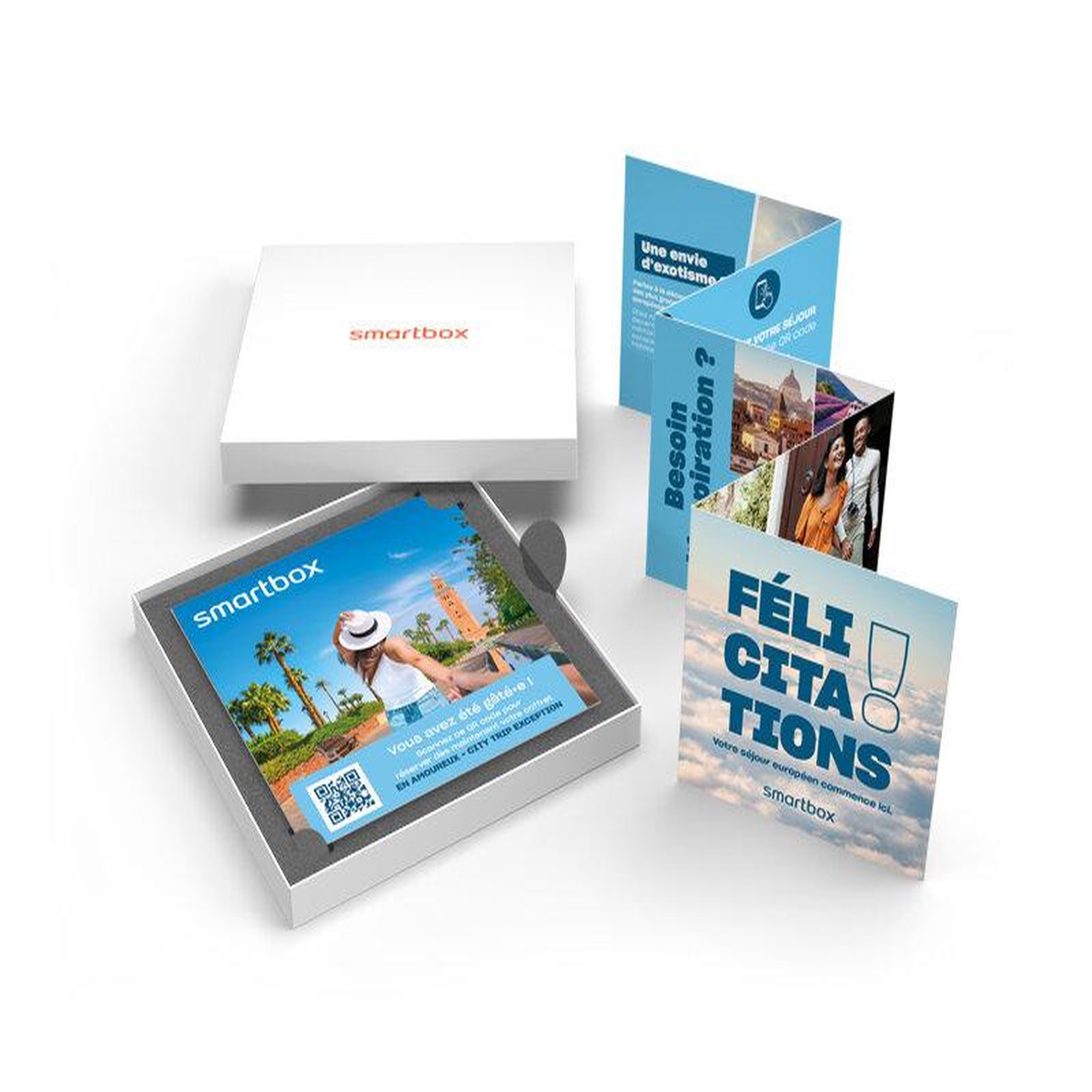 Voir la diapositive 2 : Smartbox En amoureux - city trip exception - coffret cadeau séjour