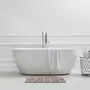 GUY LEVASSEUR Tapis de bain en polyester fantaisie taupe 50x80cm