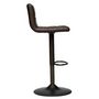 Voir la diapositive 2 : ATMOSPHERA Lot de 2 Chaises de Bar  Delek  102cm Marron