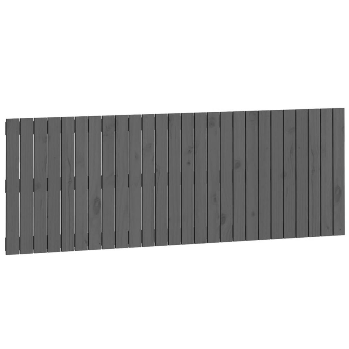 VIDAXL Tete de lit murale Gris 166x3x60 cm Bois massif de pin