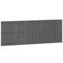 Voir la diapositive 2 : VIDAXL Tete de lit murale Gris 166x3x60 cm Bois massif de pin