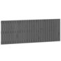 Voir la diapositive 2 : VIDAXL Tete de lit murale Gris 166x3x60 cm Bois massif de pin