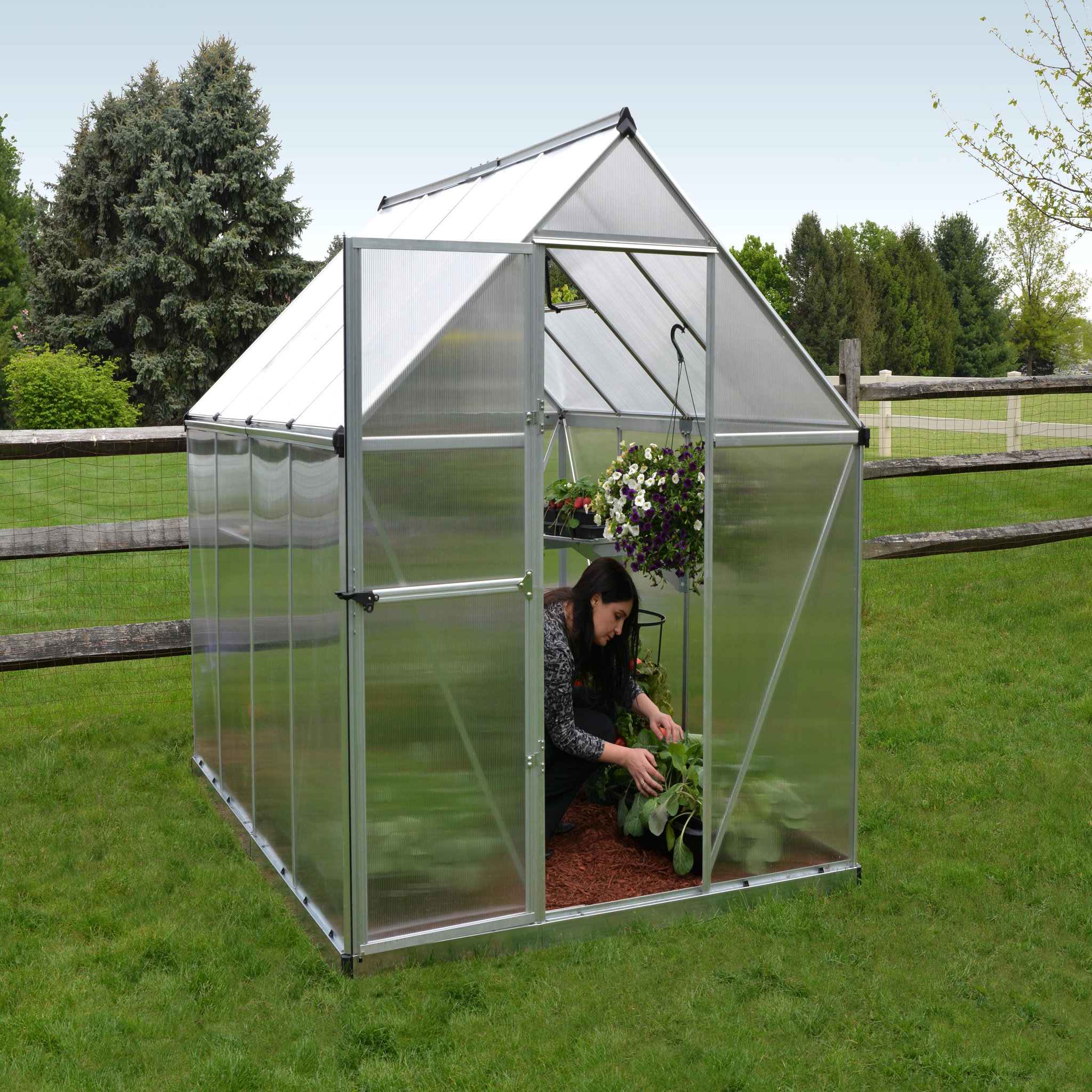 Canopia by PALRAM Serre de jardin - Polycarbonate - 4,5m² - MYTHOS