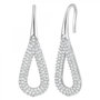 Voir la diapositive 1 : SC CRYSTAL Boucles d'oreilles SC Crystal ornées de Cristaux scintillants