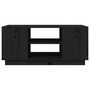 Voir la diapositive 5 : VIDAXL Table basse Noir 90x49x40,5 cm Bois massif de pin