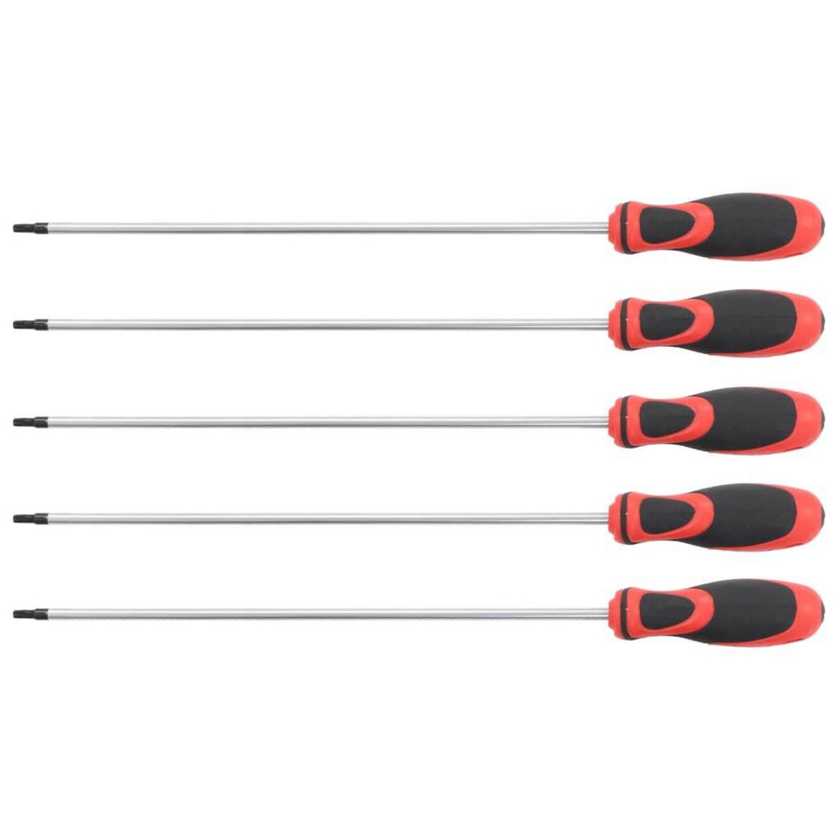 VIDAXL Ensemble de tournevis Torx 5 pcs 300 mm