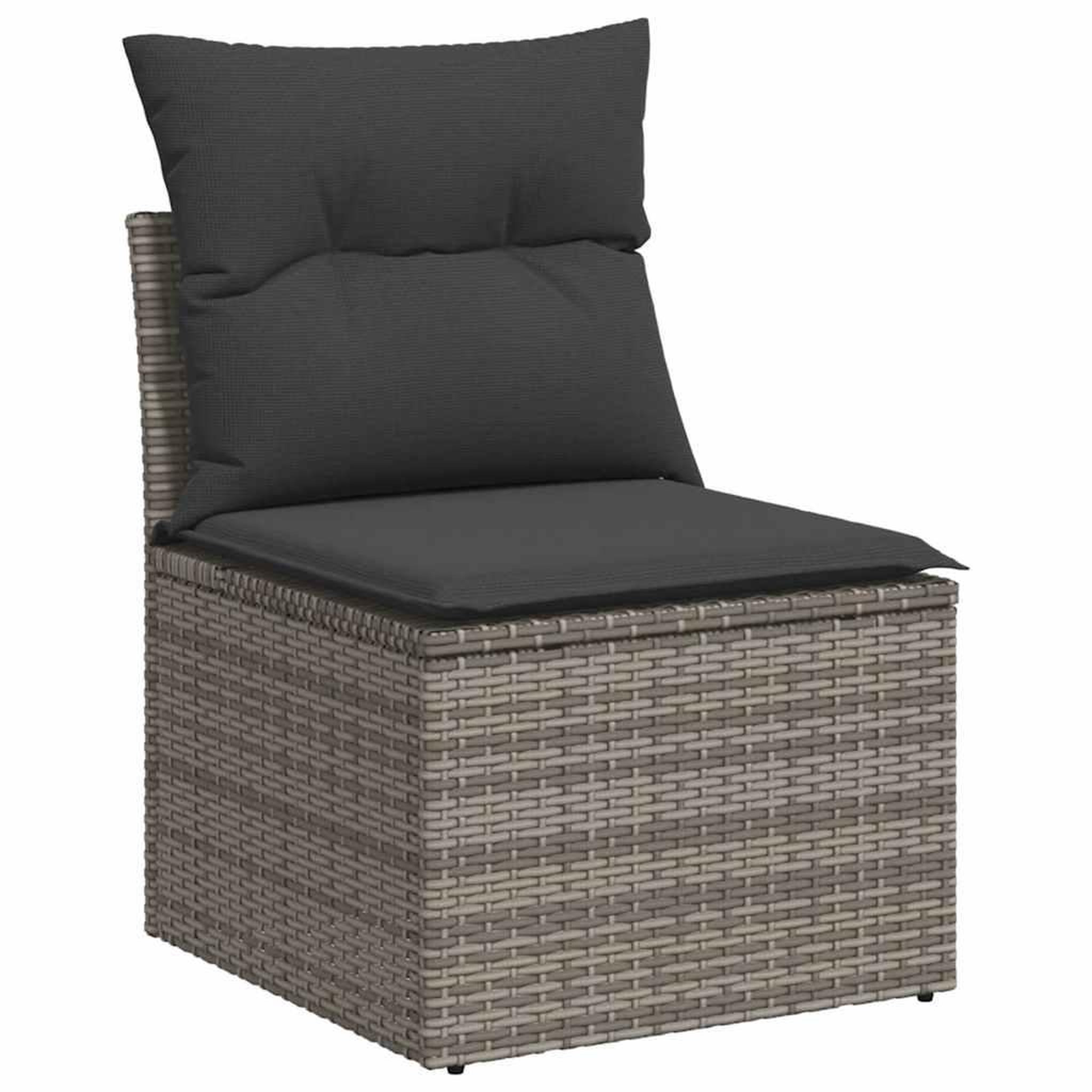 Voir la diapositive 3 : VIDAXL Ensemble de canapes de jardin 11 pcs et coussins rotin acacia