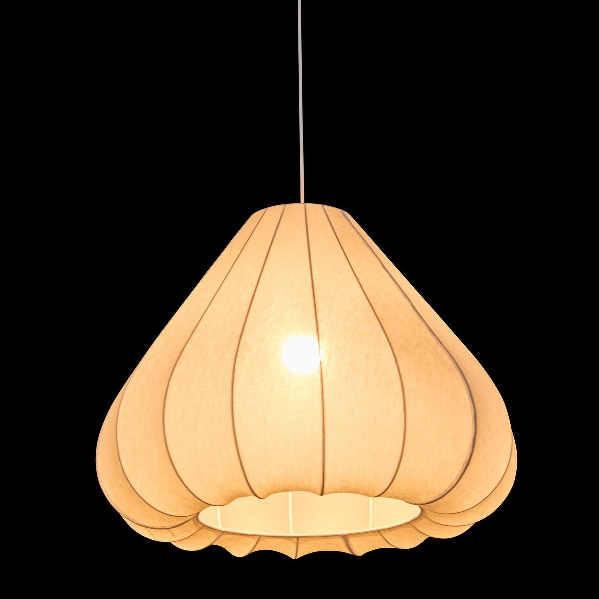 Voir la diapositive 5 : ATMOSPHERA Suspension en forme de poire tobie - beige