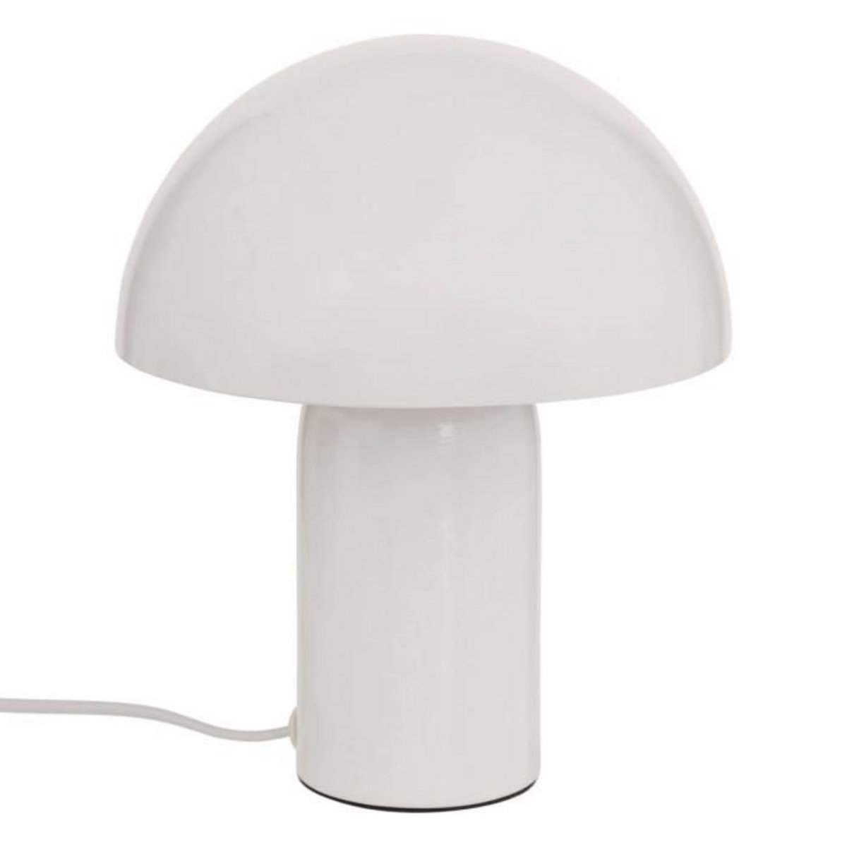 ATMOSPHERA Lampe à Poser Champignon  Lito  24cm Blanc