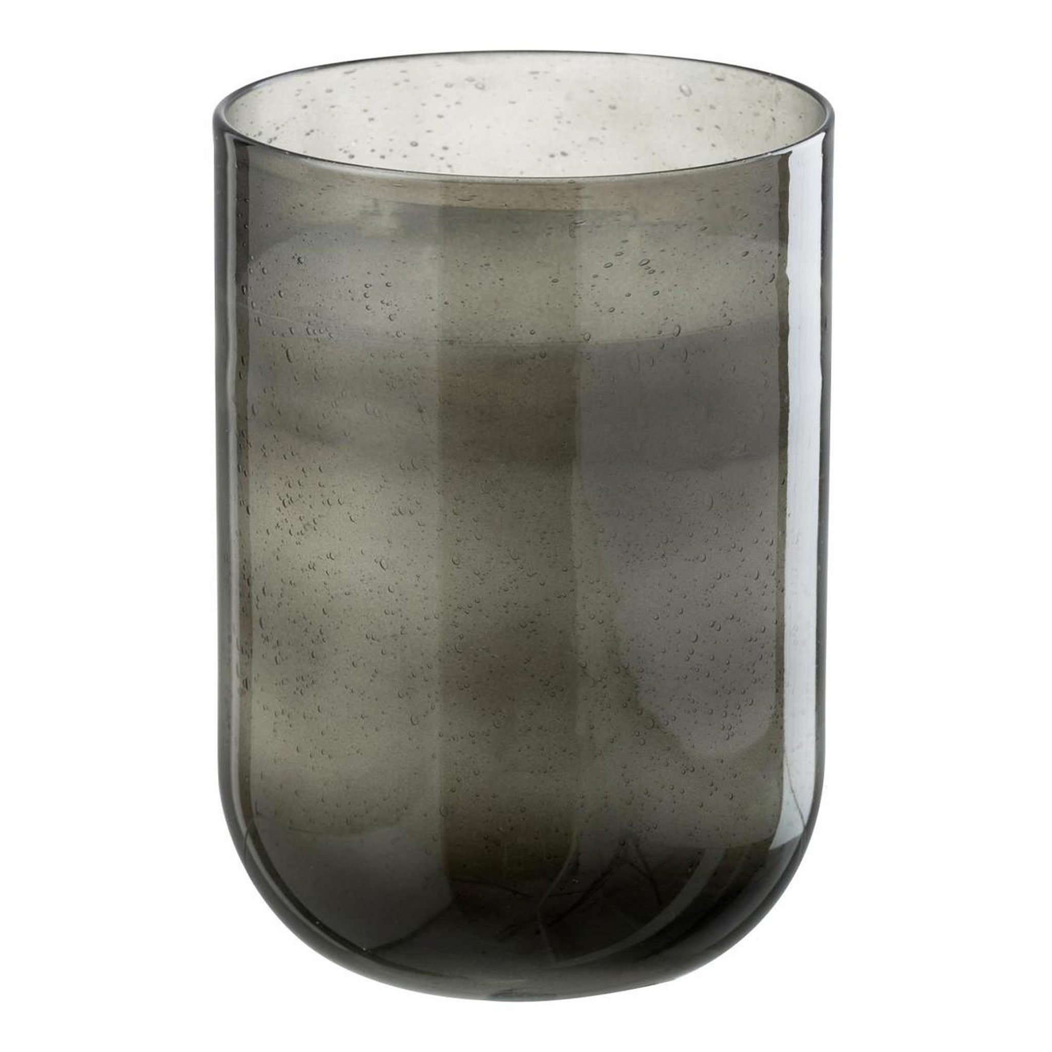 J-LINE Bougie parfumée en verre  li-ly  21cm incense vert