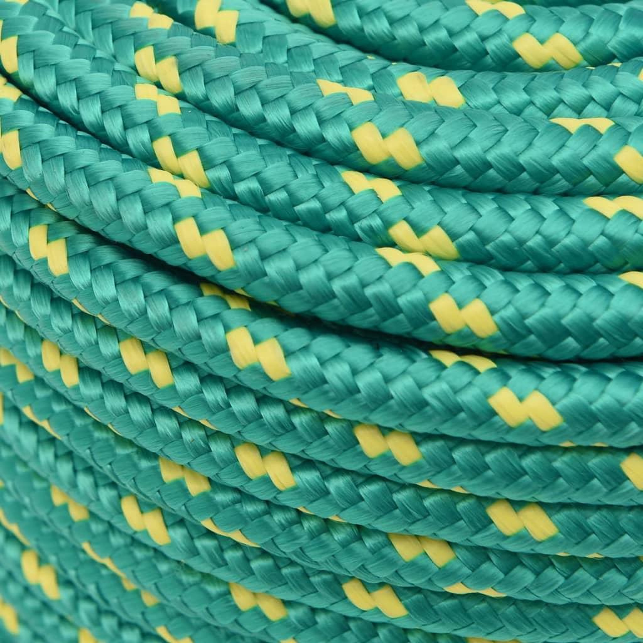 Voir la diapositive 4 : VIDAXL Corde de bateau Vert 12 mm 50 m Polypropylene