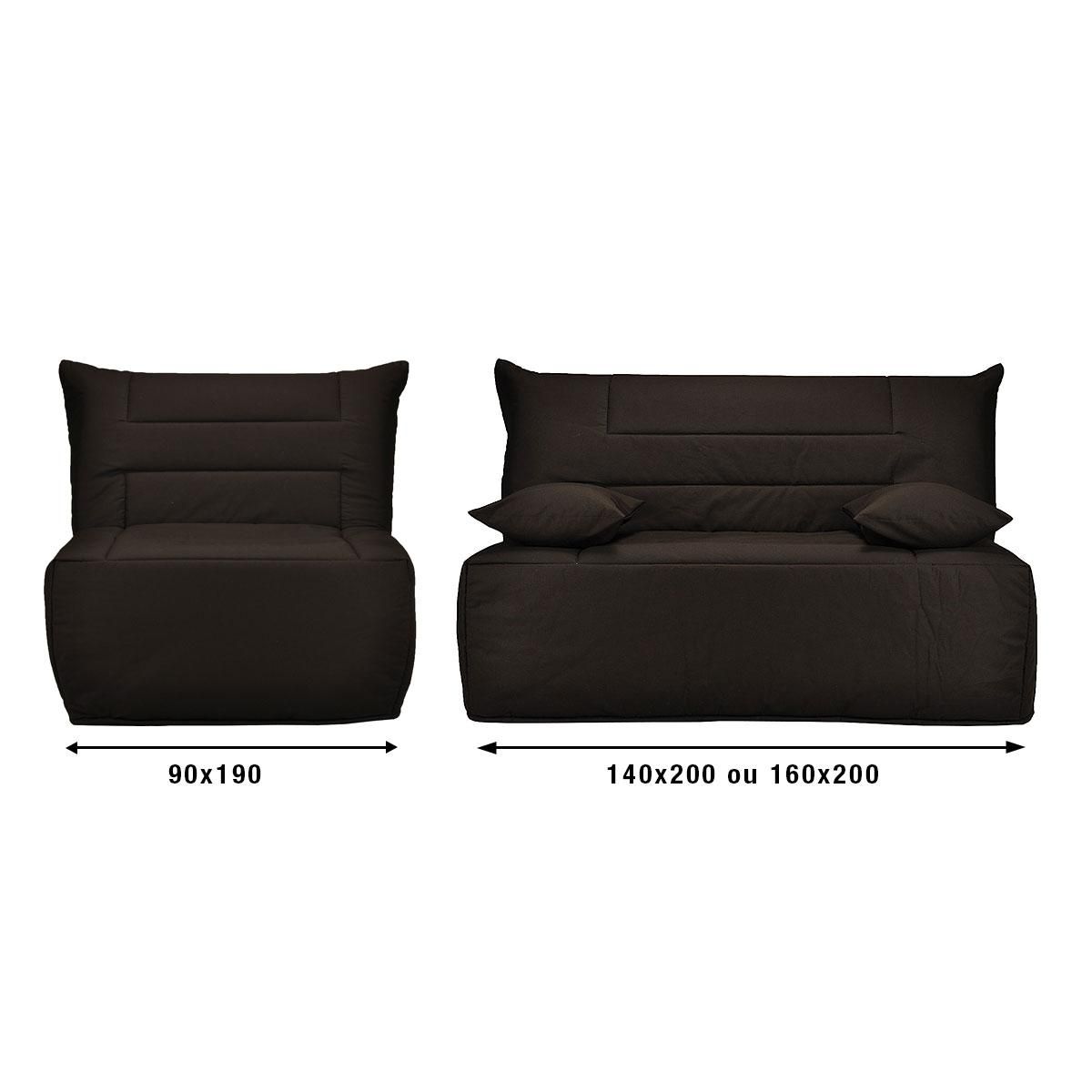 BULTEX Banquette BZ matelas 12 cm mousse Bultex 38 kg/m3