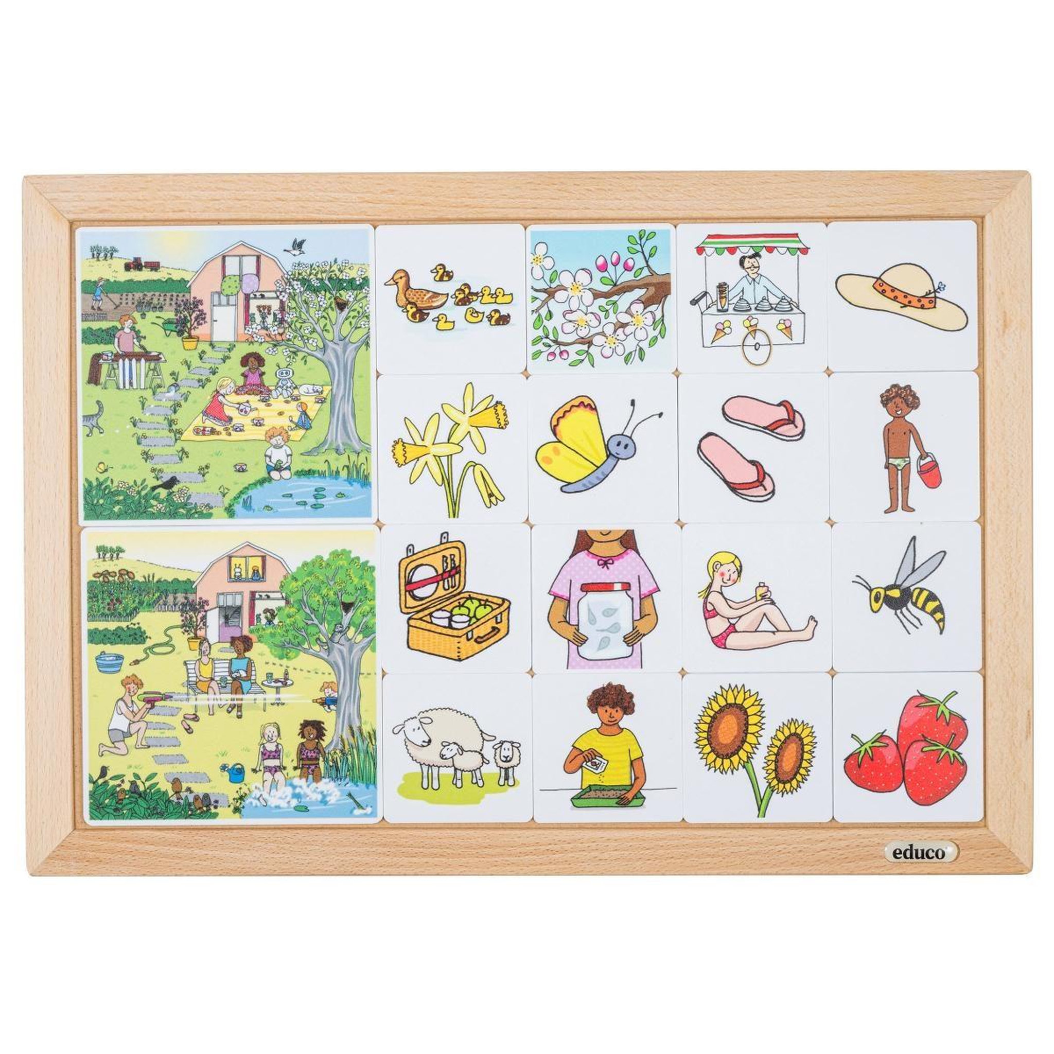 EDUCO Jeu d'images - printemps et été