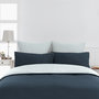 Voir la diapositive 2 : Sensei Maison Housse de couette bicolore en percale coton DOZMARY