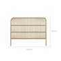 Voir la diapositive 4 : Rendez vous déco Tête de lit en rotin naturel 140 cm-Morphée